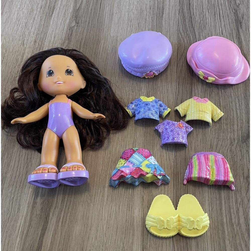 Fisher Price Snap n’ Style Doll Wardrobe Shoes Accessorie Bundle Erika Brush Vtg